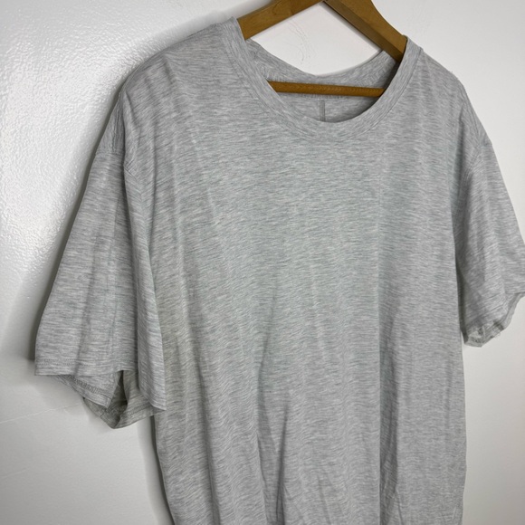 LULULEMON Heathered Core Ultra Light Grey All Yours Tee - Picture 3 of 5